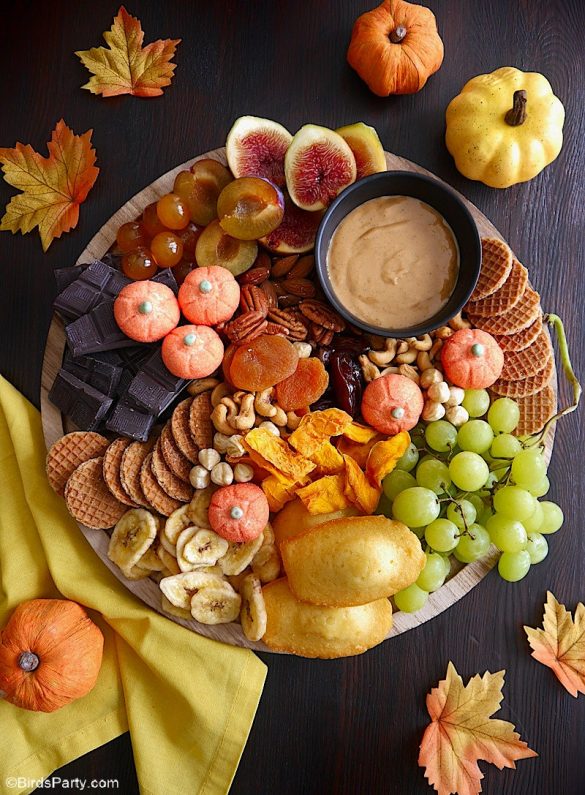 Quick & Easy Chocolate Grazing Board for Fall