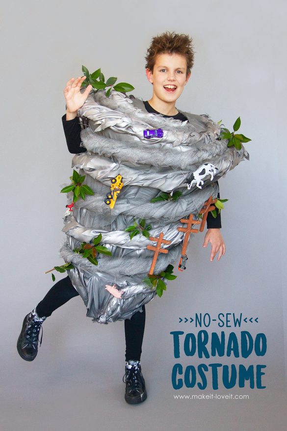 Make a NO-SEW Tornado Costume