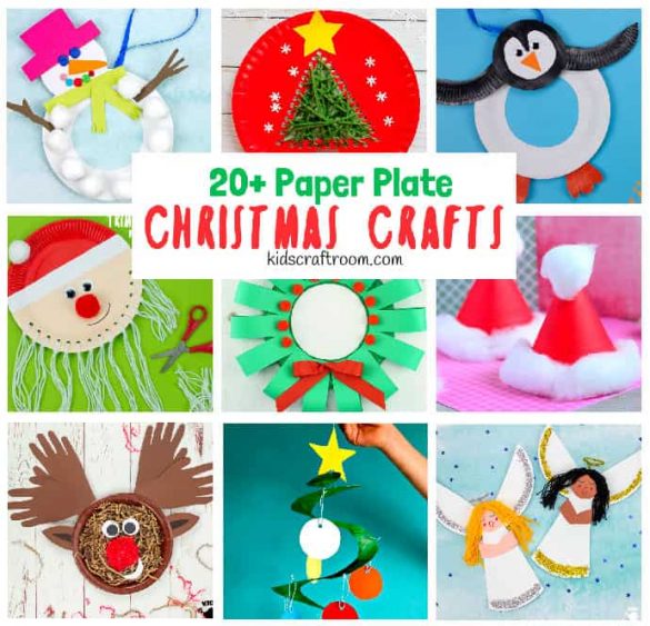 Gorgeous Paper Plate Christmas Crafts For Kids