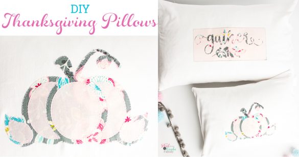 How to Make Cute Thanksgiving Throw Pillow Covers