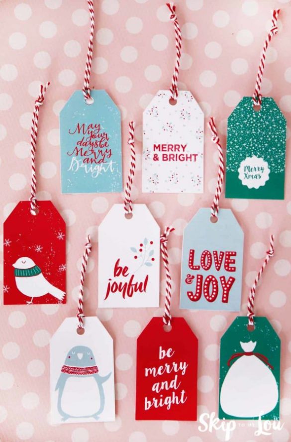 Printable Christmas Gift tags
