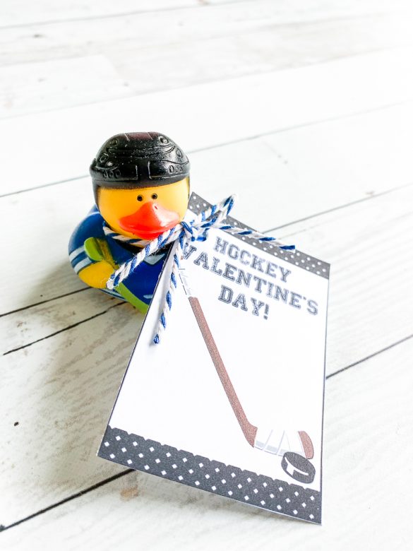 Free Printable Hockey Kids Valentine’s Cards
