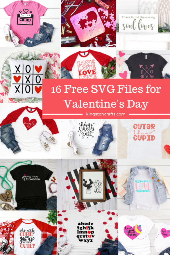16 Free SVG Files for Valentine’s Day
