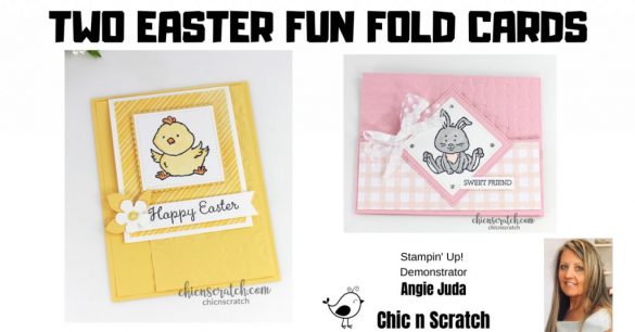 Two Easter Fun Fold Cards