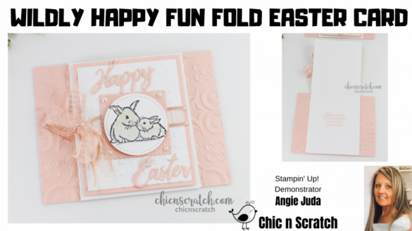 Wildly Happy Fun Fold Easter Card