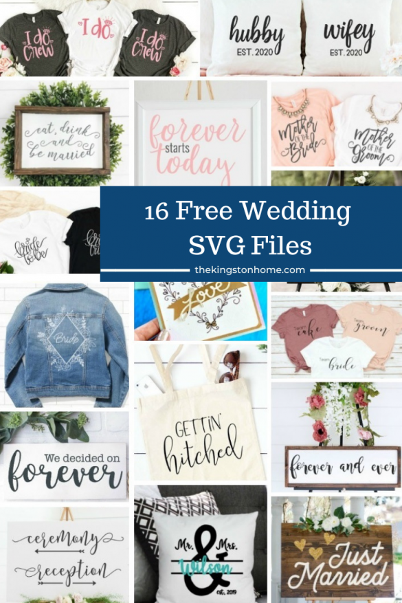 16 + Free Wedding SVG Files