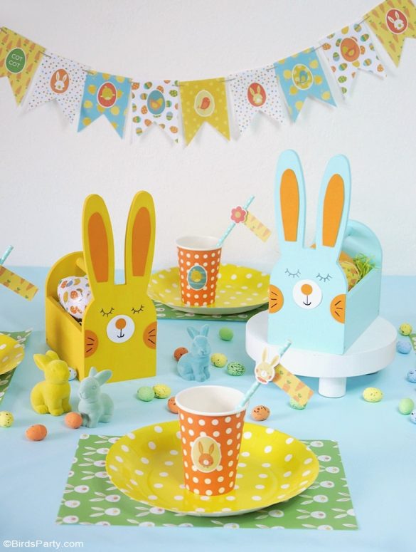 Easter Kids DIY Pastel Tablescape