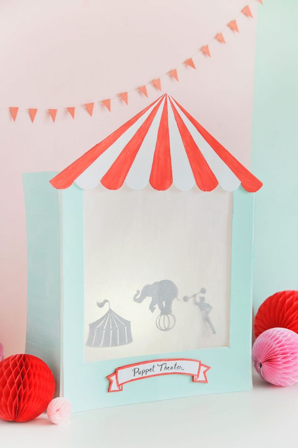DIY SHADOW PUPPET THEATER