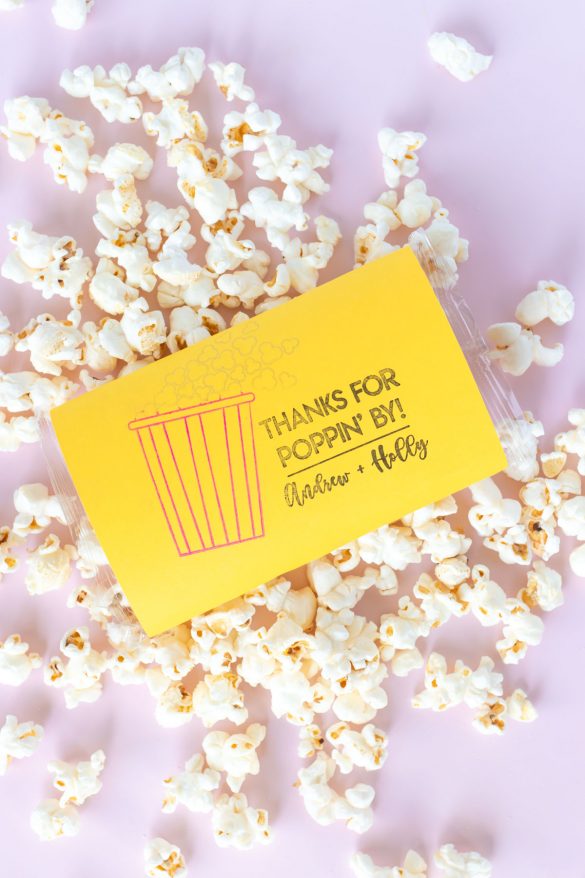 DIY Popcorn Favors for Weddings and Parties