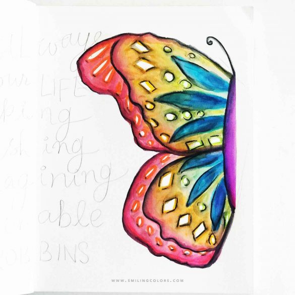 Rainbow Butterfly Painting: Step by step Tutorial with VIDEO