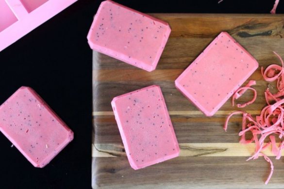 Watermelon Cold Process Soap Recipe with Skin Brightening Vitamin C for Glowing Skin