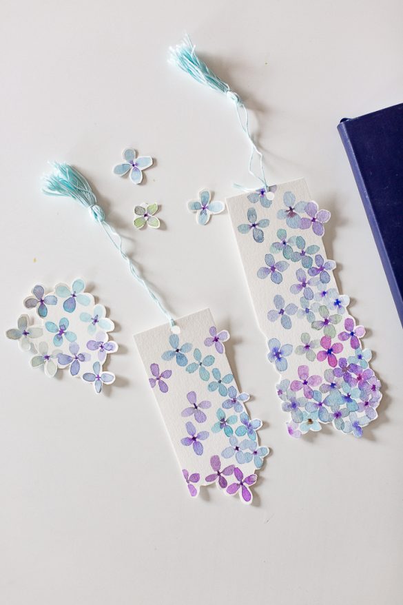 Mother’s Day Watercolor Bookmark