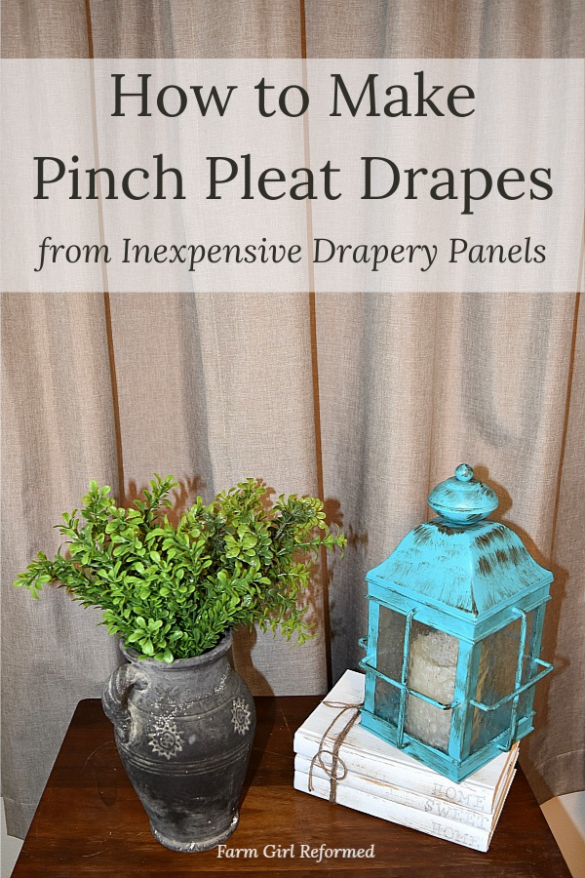 How to Make Pinch Pleat Drapes