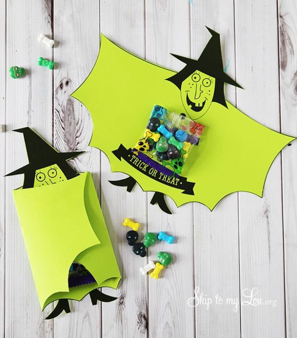 Witch Candy Covers {free Halloween printable}