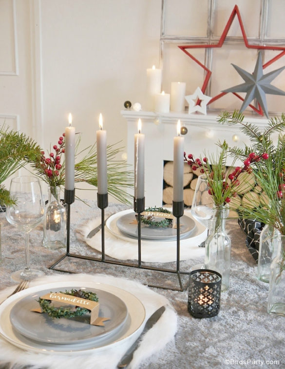 My Hygge Scandinavian Inspired Christmas Tablescape