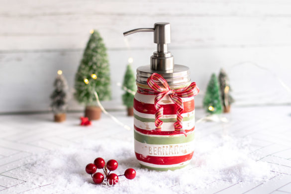 DIY Soap Dispenser for Christmas