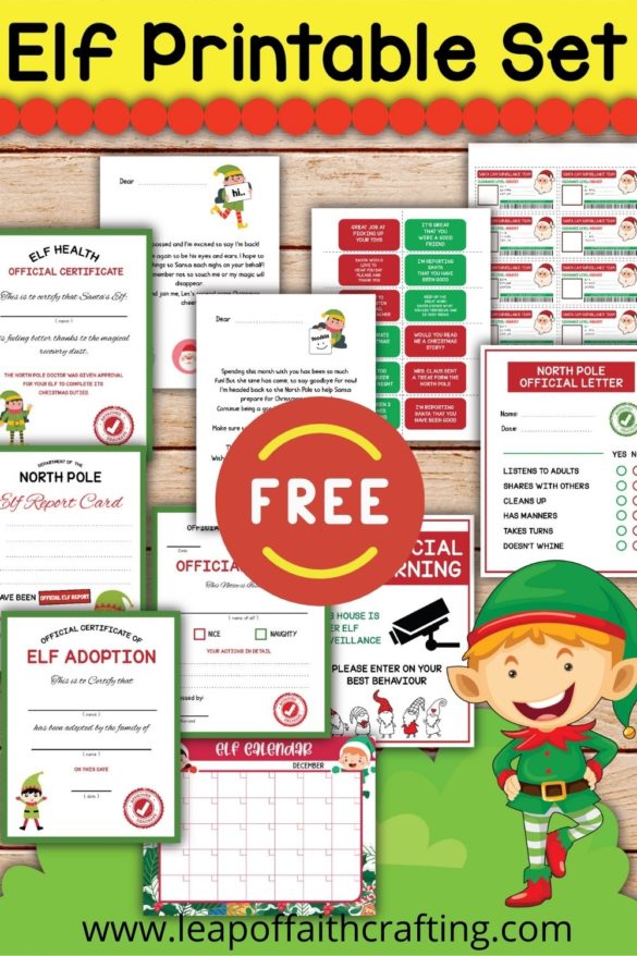 FREE Elf on The Shelf Printables to Get You Started!