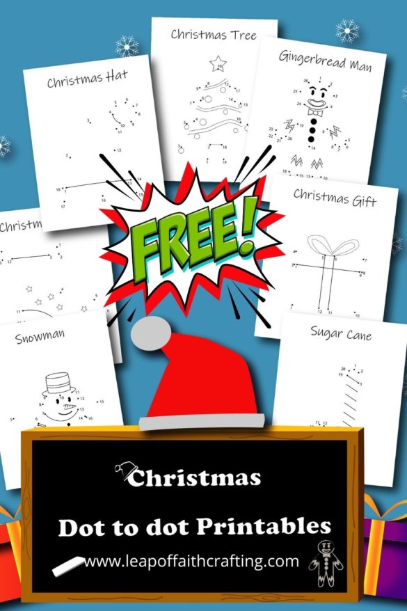 Christmas Dot to Dot FREE Printable Pack