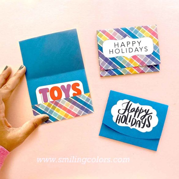 DIY Gift Card Envelope: Easy 5 minute craft that you can make with any paper!