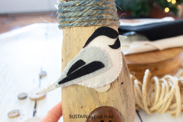 A Creative Birdhouse Craft with Driftwood