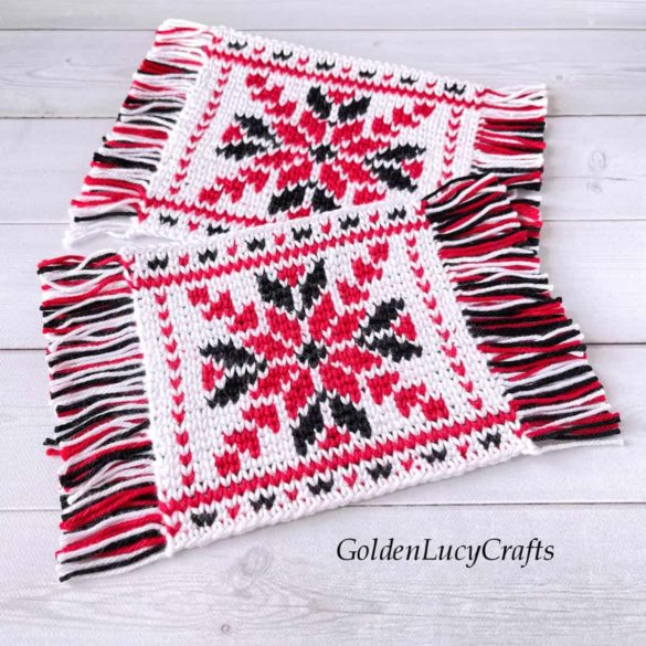 Crochet Ukrainian Coaster – Pattern Pack Pro Publication