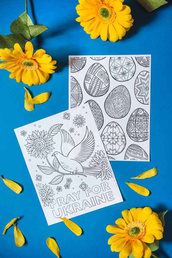 Ukrainian Easter Coloring Pages