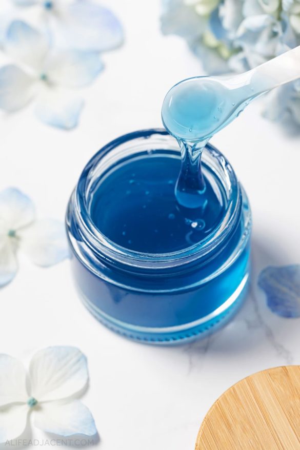 Blue Tansy Face Mask