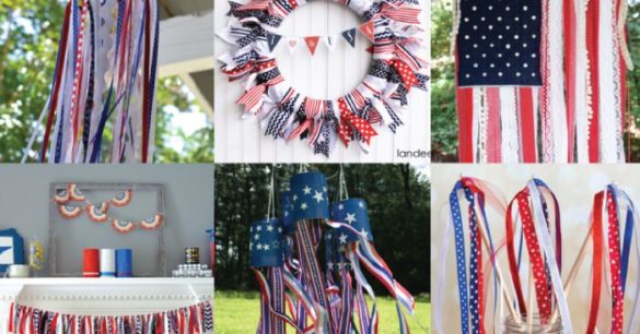 16 Easy 4th of July Ribbon Crafts