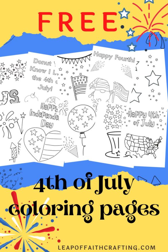 Fourth of July Coloring Pages (10 Free Printables!)