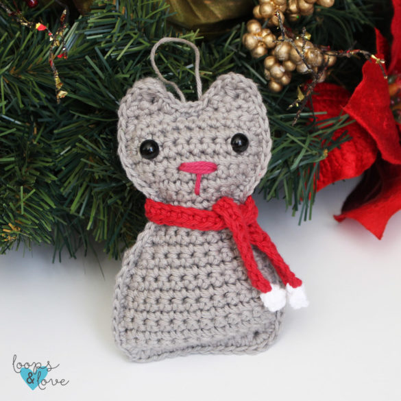 Ragdoll Cat Ornament – Free Crochet Pattern