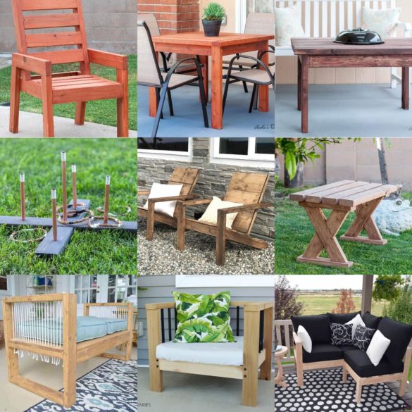 25 Easy DIY 2×4 Outdoor Furniture Plans for Your Summer