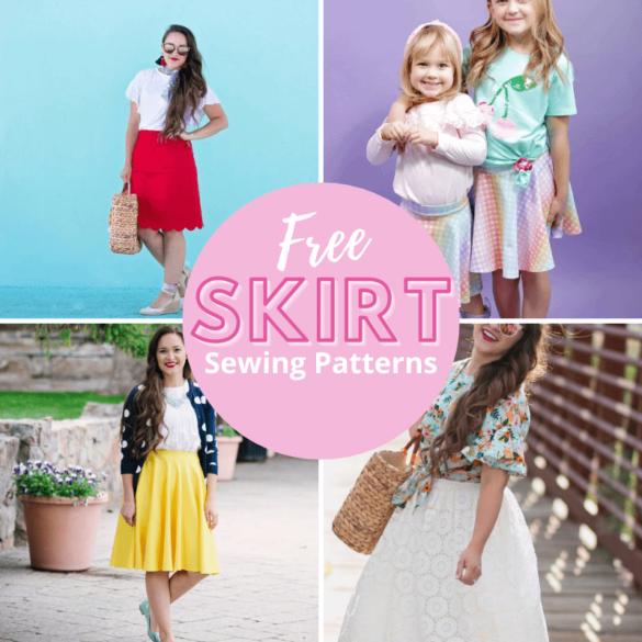 Free Skirt Sewing Pattern Round-Up