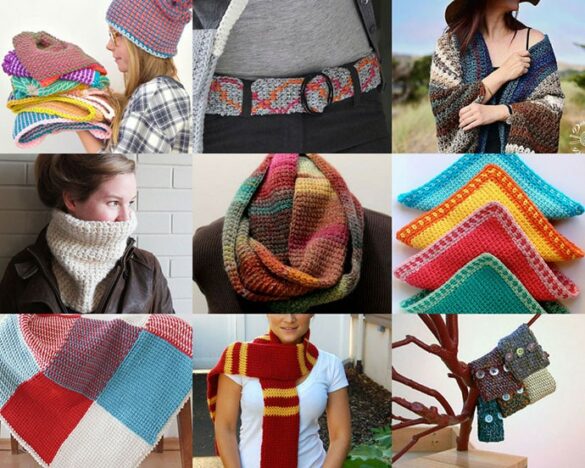 9 Free Tunisian Crochet Patterns for Beginners