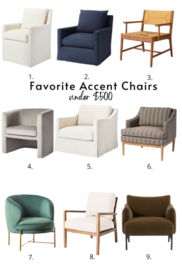 Favorite Accent Chairs Under $500
