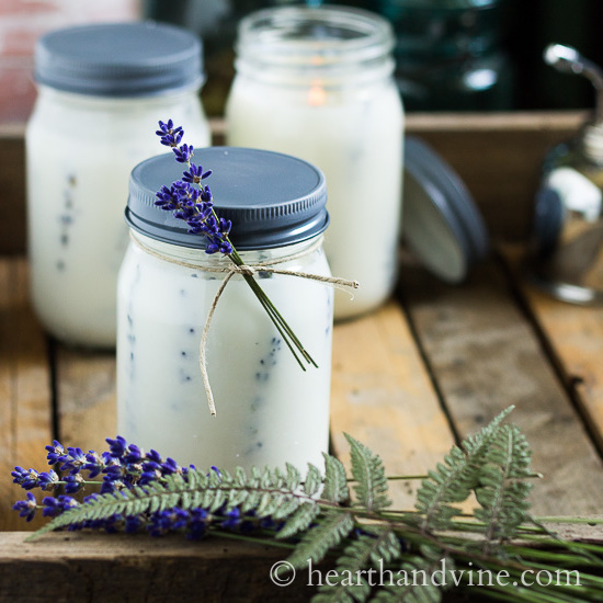 How to Make a Lavender Candles