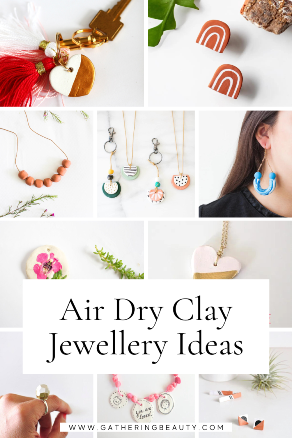 Air Dry Clay Jewellery Ideas