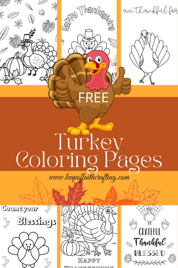 FREE Turkey Coloring Pages Printable to Download Now!