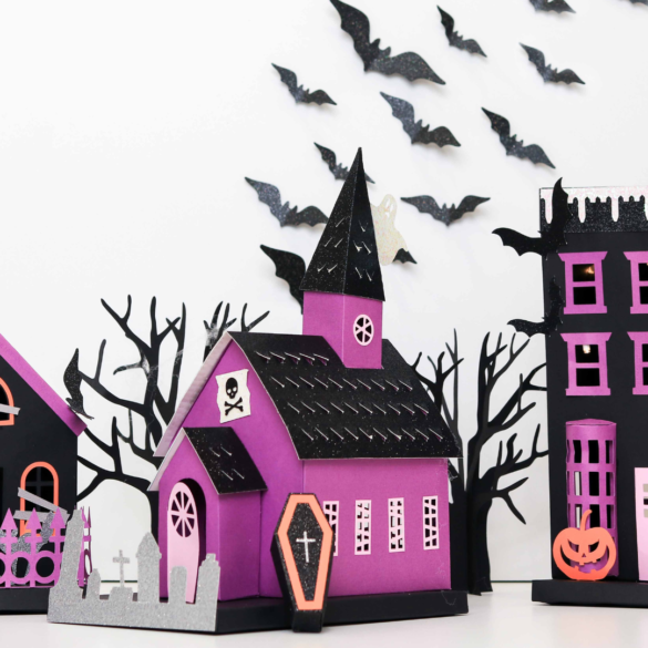 Spooky Halloween Paper Chapel