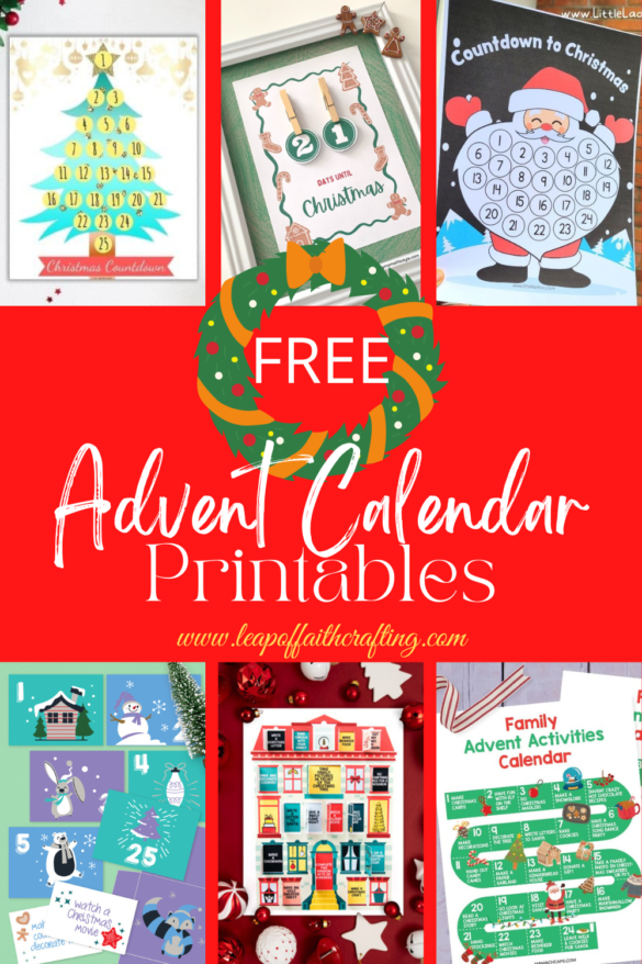 FREE Advent Calendar Printable (20 Ideas to Print Now!)