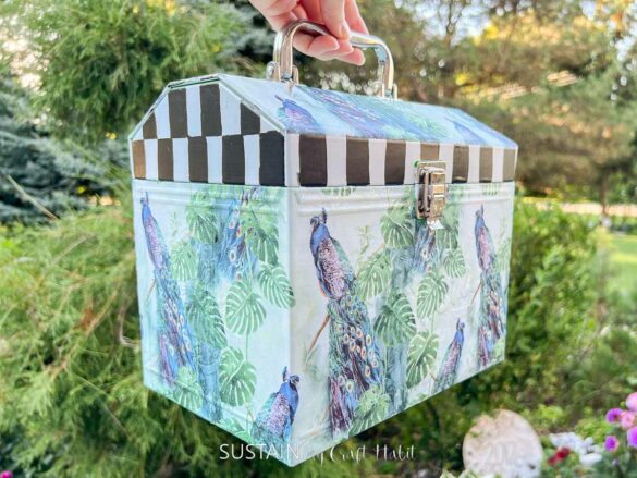 Upcycled Metal Seed Packet Box Craft