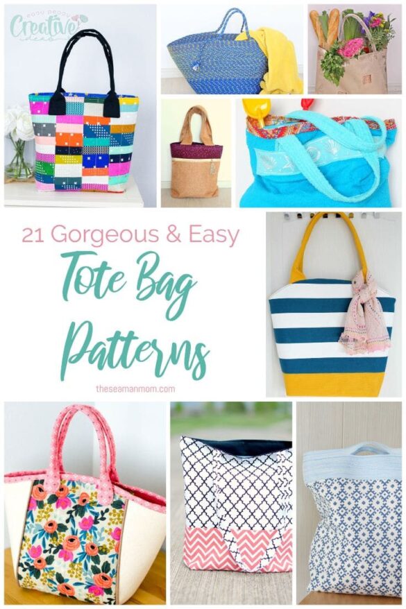 21 Gorgeous tote bag patterns