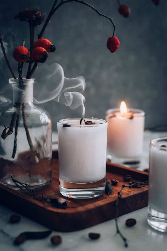 Make Your House Smell Amazing with DIY French Vanilla Coffee Candles