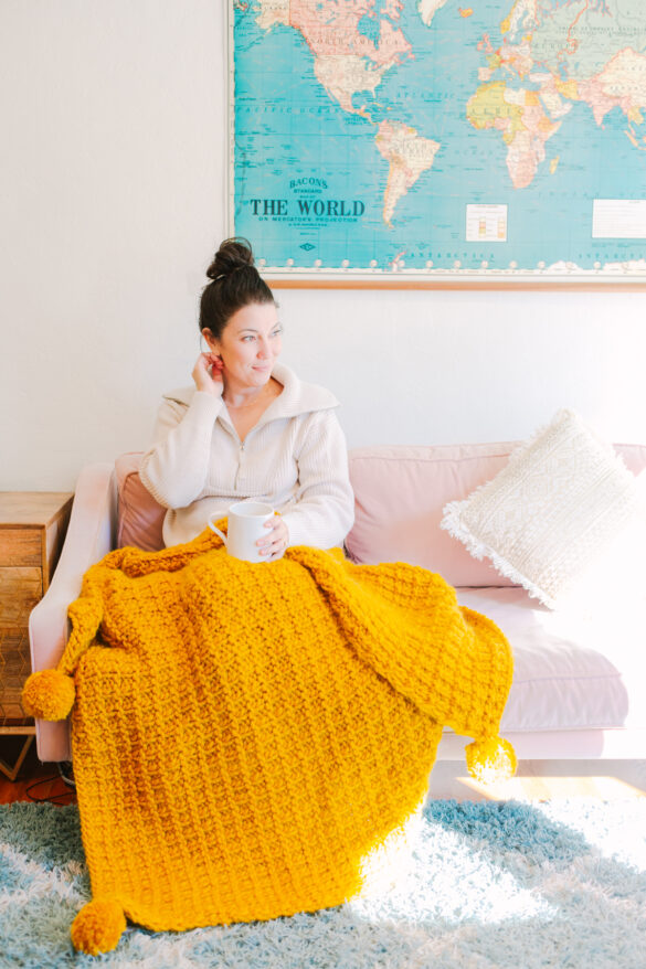 How to Knit a Blanket with a Kit