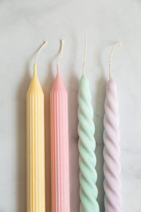 How to make tapered candles