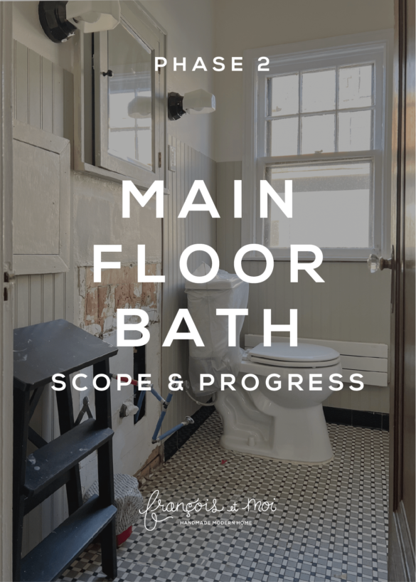 Main Floor Bath Scope & Progress: Phase 2