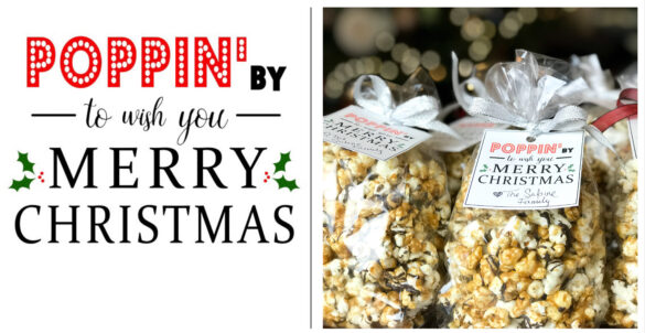 Poppin’ By Christmas Printable