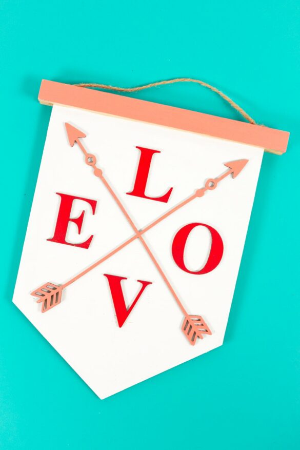 Laser-Cut LOVE Artwork for Valentine’s Day