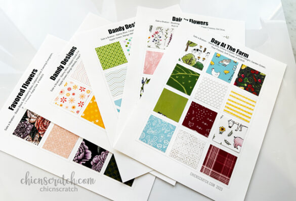 2023 Mini Catalog Designer Series Paper Charts