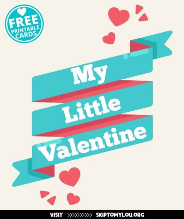 Free Printable Happy Valentine’s Day Son Card & Stickers