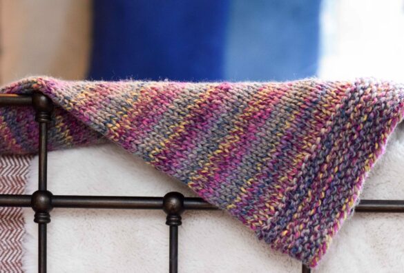 Timberland Tweed Quick Throw Blanket Knitting Pattern